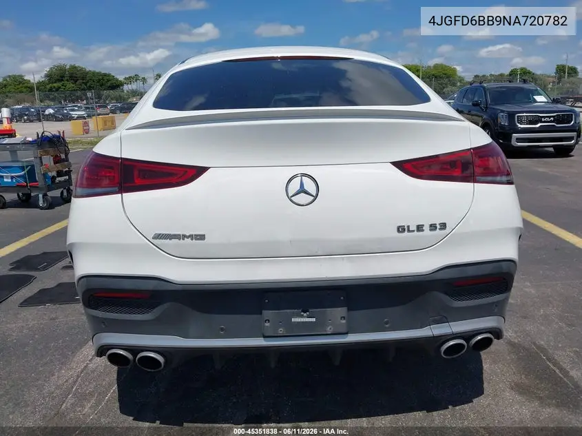 2022 Mercedes-Benz Amg Gle 53 Coupe 4Matic VIN: 4JGFD6BB9NA720782 Lot: 45351838