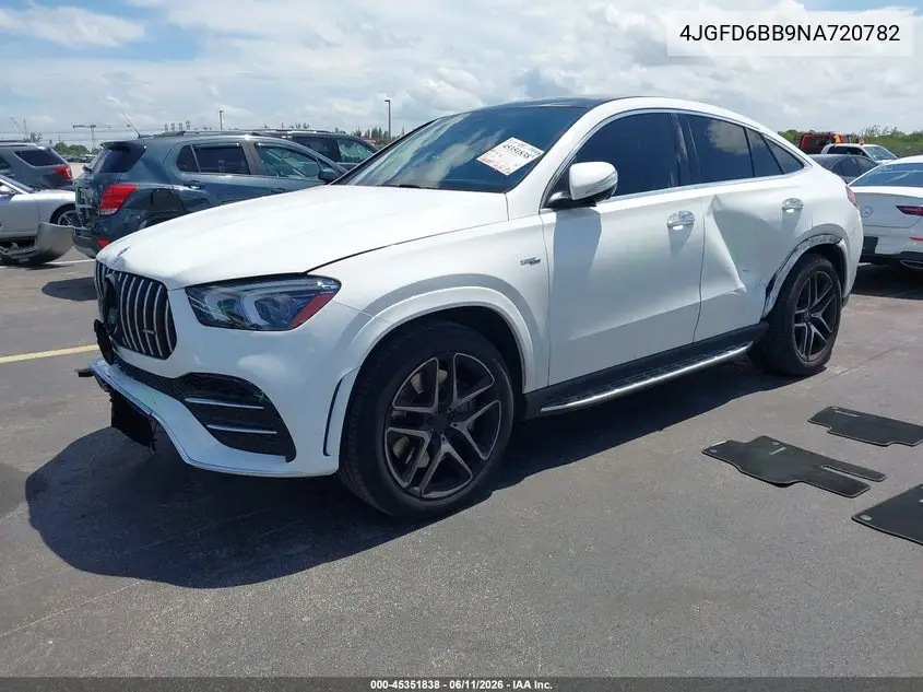 2022 Mercedes-Benz Amg Gle 53 Coupe 4Matic VIN: 4JGFD6BB9NA720782 Lot: 45351838