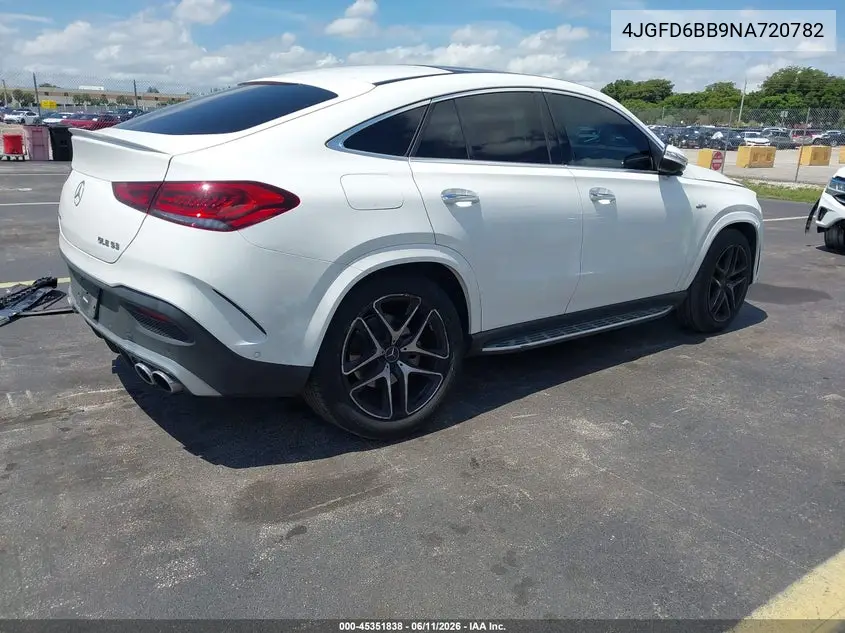 2022 Mercedes-Benz Amg Gle 53 Coupe 4Matic VIN: 4JGFD6BB9NA720782 Lot: 45351838