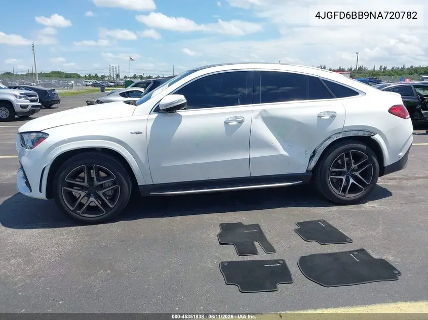 2022 Mercedes-Benz Amg Gle 53 Coupe 4Matic VIN: 4JGFD6BB9NA720782 Lot: 45351838