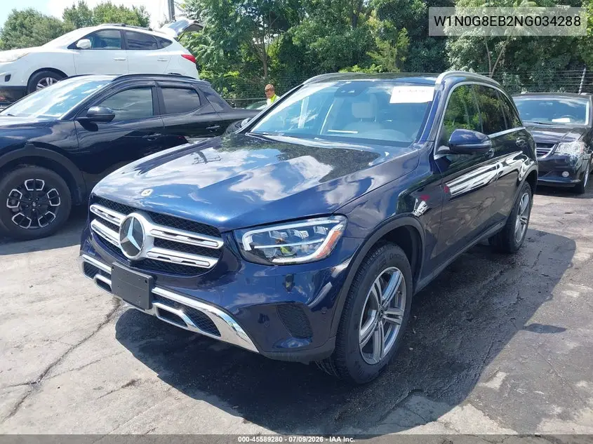 2022 Mercedes-Benz Glc 300 4Matic Suv VIN: W1N0G8EB2NG034288 Lot: 45589280