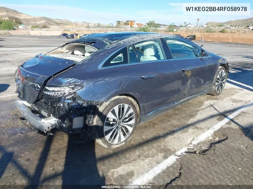 W1KEG2BB4RF058978 2024 Mercedes-Benz Eqe 350+