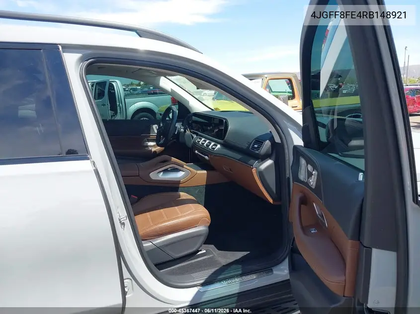 2024 Mercedes-Benz Gls 580 4Matic VIN: 4JGFF8FE4RB148921 Lot: 45367447