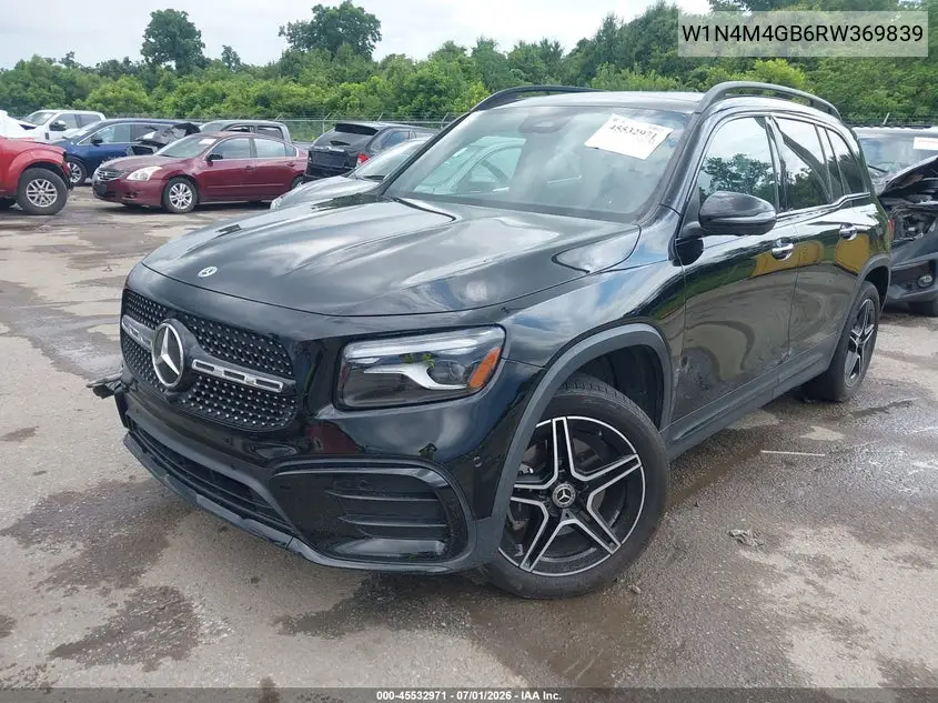 2024 Mercedes-Benz Glb 250 VIN: W1N4M4GB6RW369839 Lot: 45532971