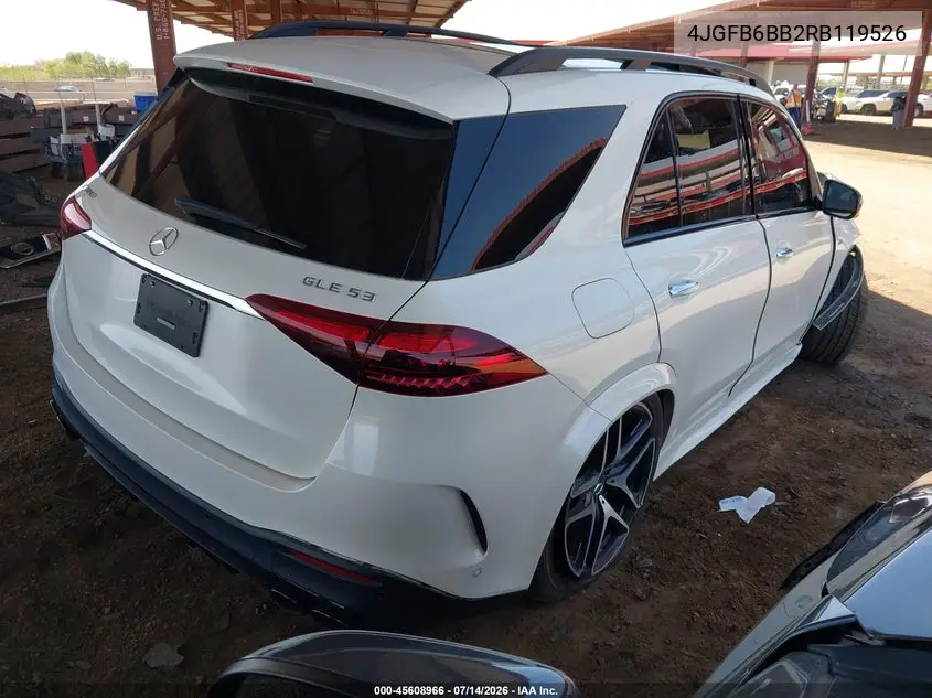 2024 Mercedes-Benz Amg Gle 53 4Matic+ VIN: 4JGFB6BB2RB119526 Lot: 45608966
