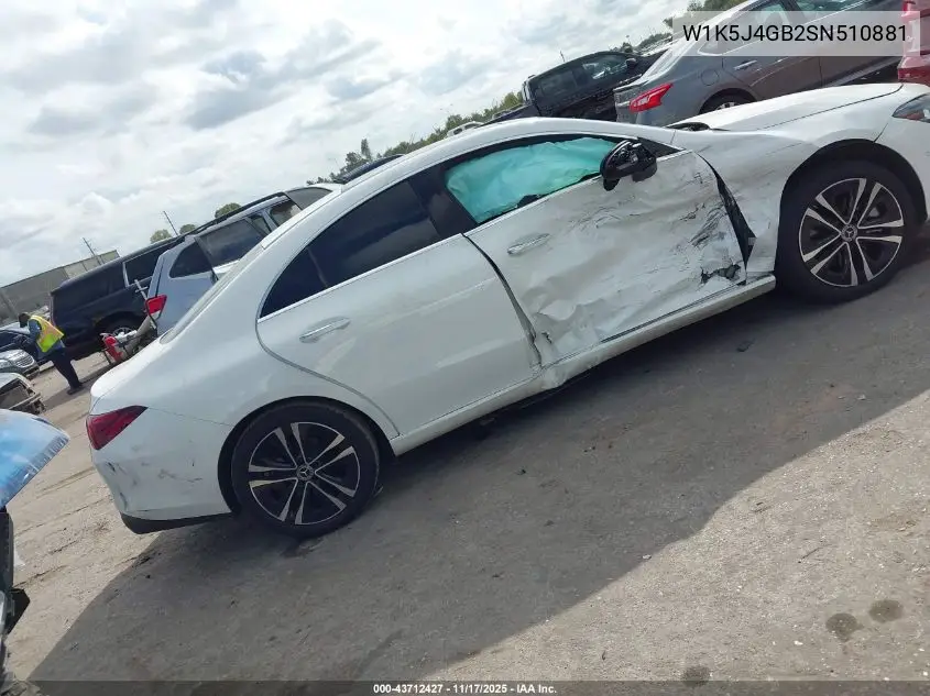 W1K5J4GB2SN510881 2025 Mercedes-Benz Cla 250 Coupe