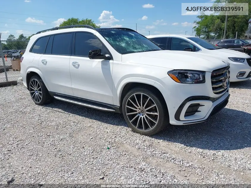 2025 Mercedes-Benz Gls 450 4Matic VIN: 4JGFF5KE8SB339591 Lot: 45356764