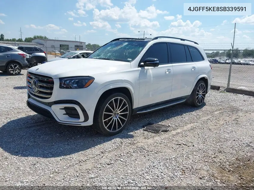 2025 Mercedes-Benz Gls 450 4Matic VIN: 4JGFF5KE8SB339591 Lot: 45356764
