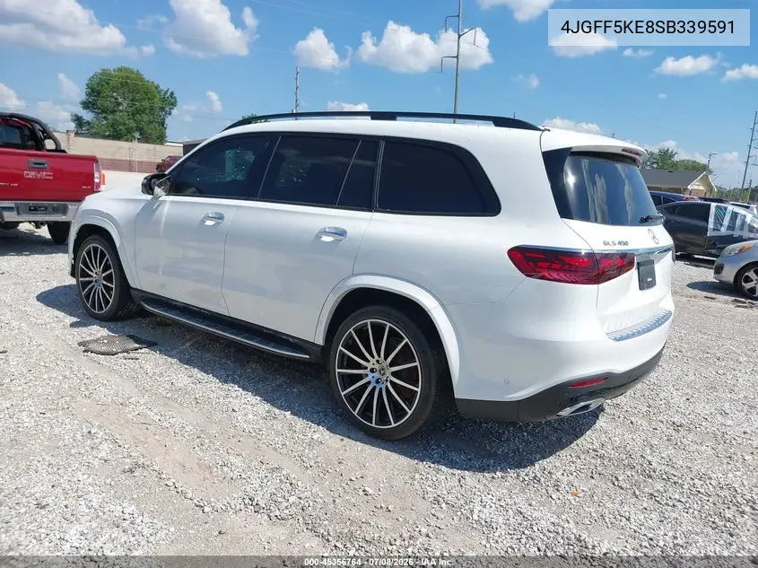 2025 Mercedes-Benz Gls 450 4Matic VIN: 4JGFF5KE8SB339591 Lot: 45356764