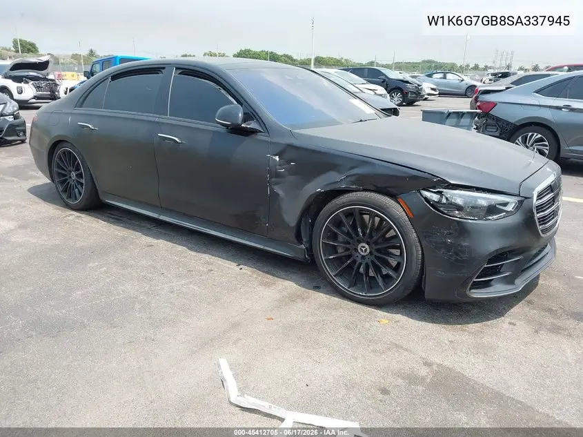 2025 Mercedes-Benz S 580 4Matic VIN: W1K6G7GB8SA337945 Lot: 45412705
