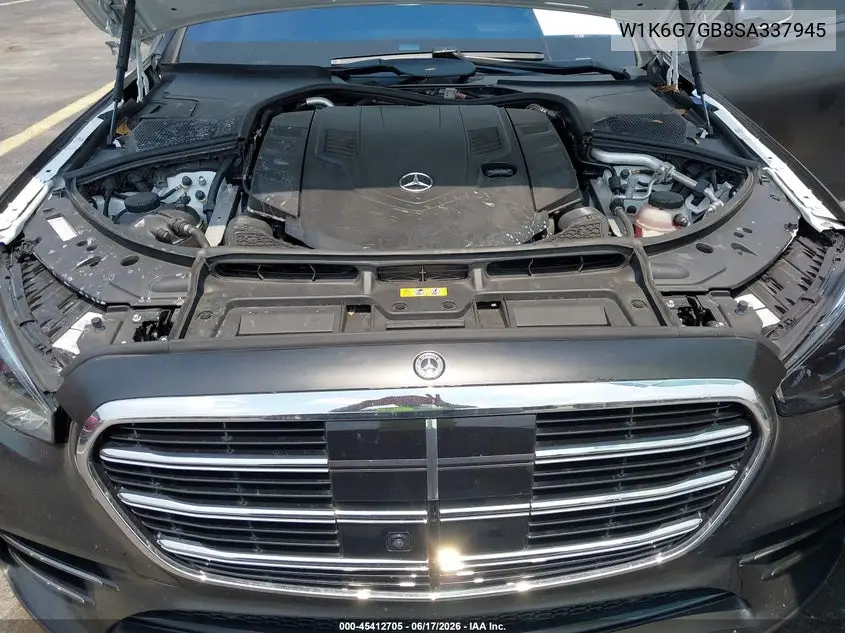 2025 Mercedes-Benz S 580 4Matic VIN: W1K6G7GB8SA337945 Lot: 45412705