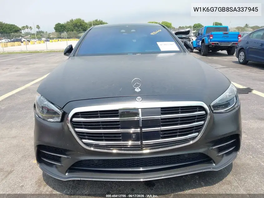 2025 Mercedes-Benz S 580 4Matic VIN: W1K6G7GB8SA337945 Lot: 45412705