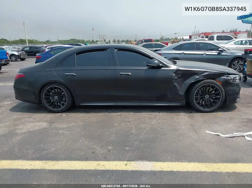 2025 Mercedes-Benz S 580 4Matic VIN: W1K6G7GB8SA337945 Lot: 45412705