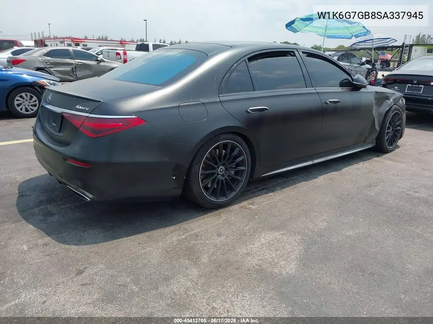 2025 Mercedes-Benz S 580 4Matic VIN: W1K6G7GB8SA337945 Lot: 45412705