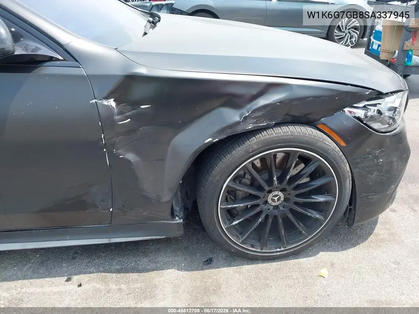 2025 Mercedes-Benz S 580 4Matic VIN: W1K6G7GB8SA337945 Lot: 45412705