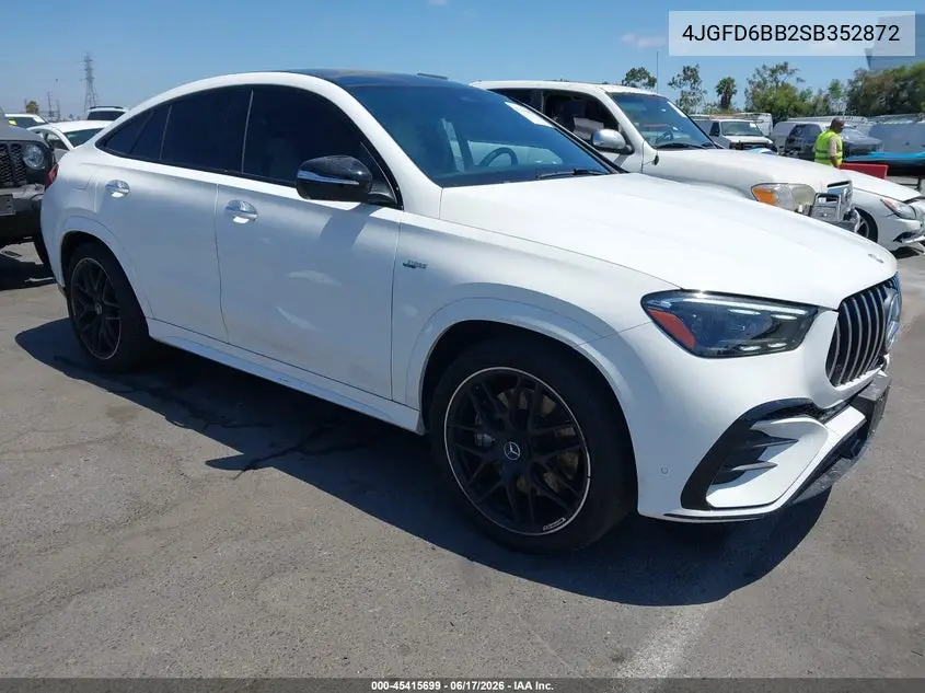 2025 Mercedes-Benz Amg Gle 53 Coupe 4Matic+ VIN: 4JGFD6BB2SB352872 Lot: 45415699