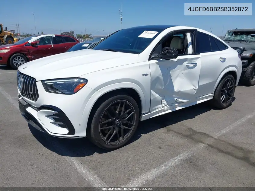 2025 Mercedes-Benz Amg Gle 53 Coupe 4Matic+ VIN: 4JGFD6BB2SB352872 Lot: 45415699