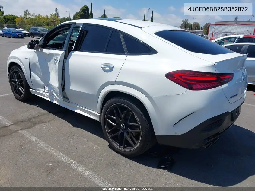 2025 Mercedes-Benz Amg Gle 53 Coupe 4Matic+ VIN: 4JGFD6BB2SB352872 Lot: 45415699
