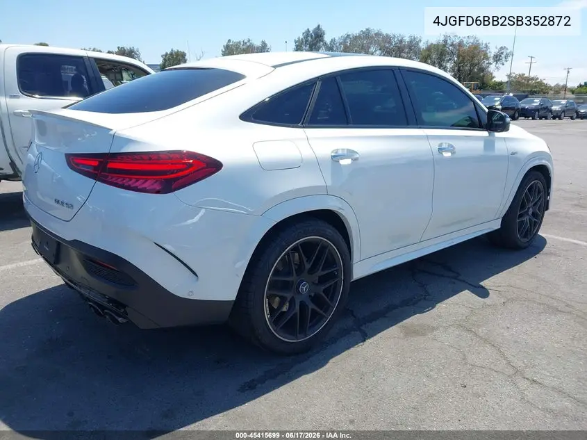 2025 Mercedes-Benz Amg Gle 53 Coupe 4Matic+ VIN: 4JGFD6BB2SB352872 Lot: 45415699