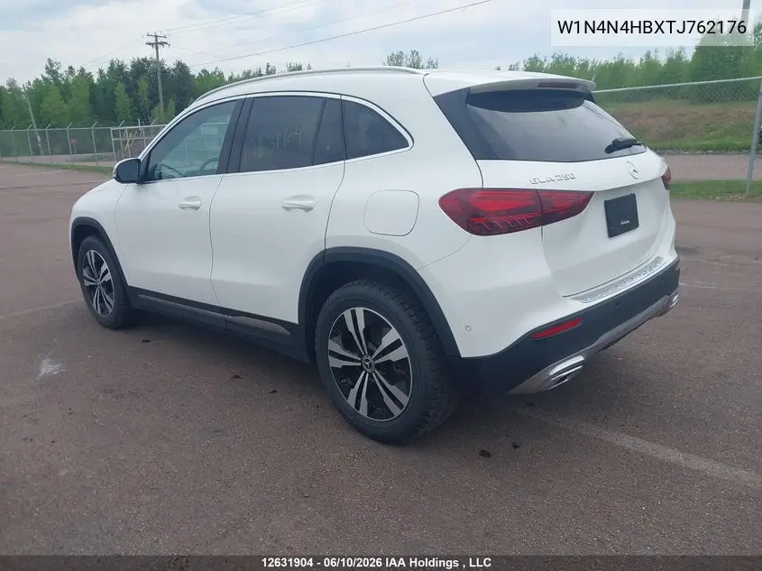 2026 Mercedes-Benz Gla 250 4Matic VIN: W1N4N4HBXTJ762176 Lot: 12631904