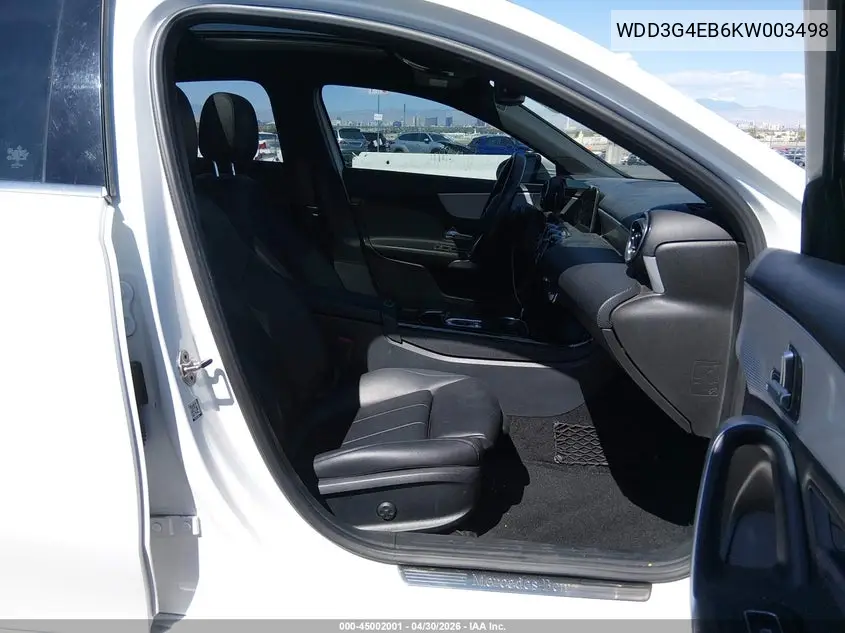 2019 Mercedes-Benz A 220 VIN: WDD3G4EB6KW003498 Lot: 45002001