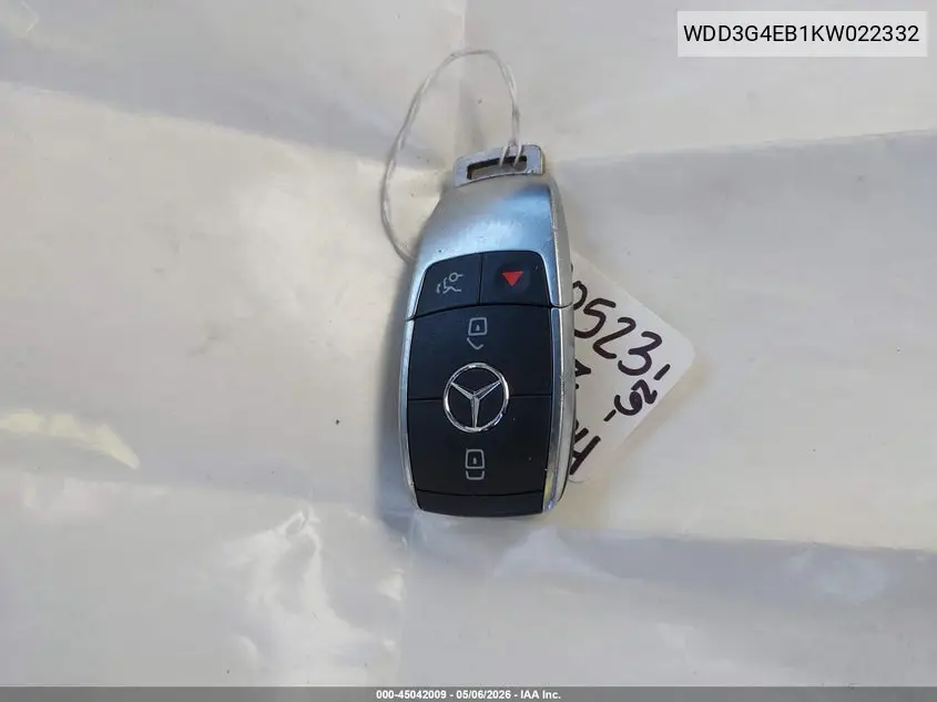 2019 Mercedes-Benz A 220 VIN: WDD3G4EB1KW022332 Lot: 45042009