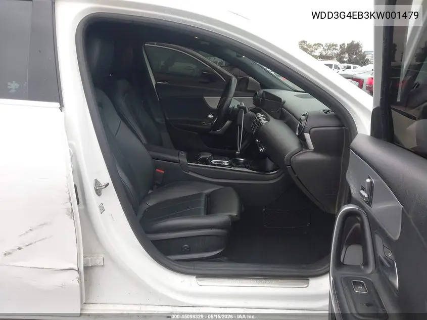 2019 Mercedes-Benz A 220 VIN: WDD3G4EB3KW001479 Lot: 45098329
