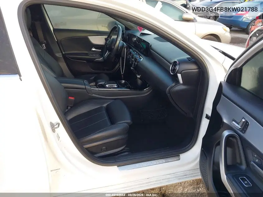 2019 Mercedes-Benz A 220 4Matic VIN: WDD3G4FB8KW021788 Lot: 45165664