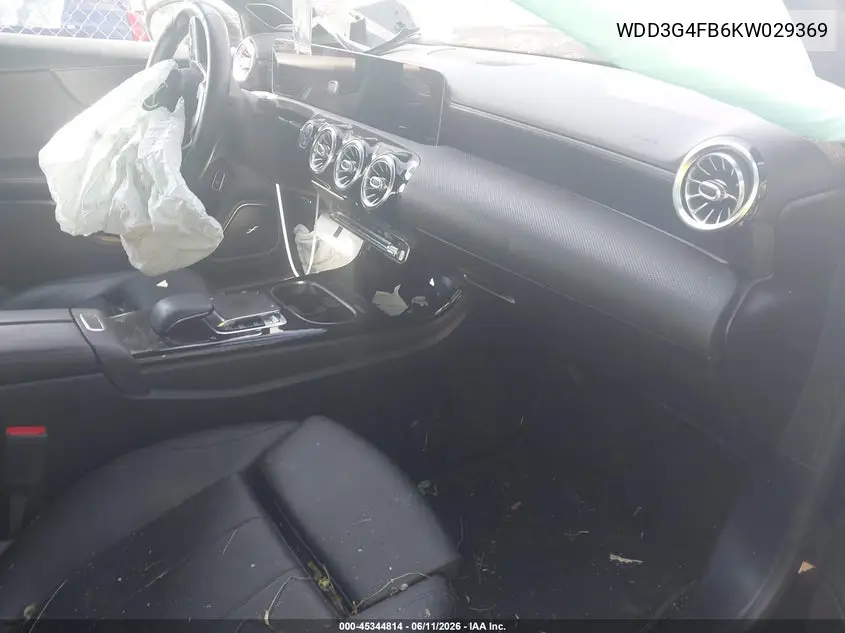 2019 Mercedes-Benz A 220 4Matic VIN: WDD3G4FB6KW029369 Lot: 45344814