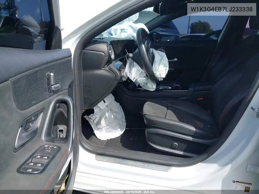2020 Mercedes-Benz A 220 VIN: W1K3G4EB7LJ233338 Lot: 44880680