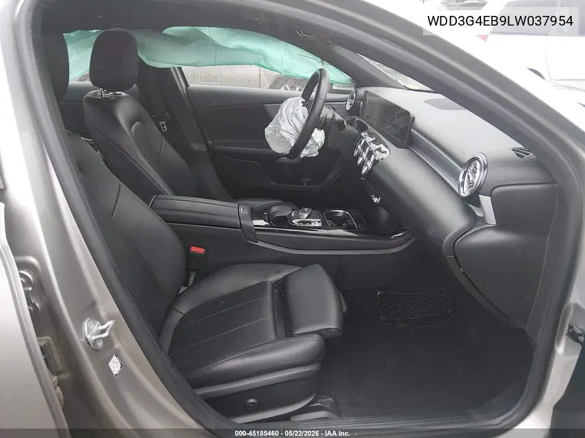 2020 Mercedes-Benz A 220 VIN: WDD3G4EB9LW037954 Lot: 45185460