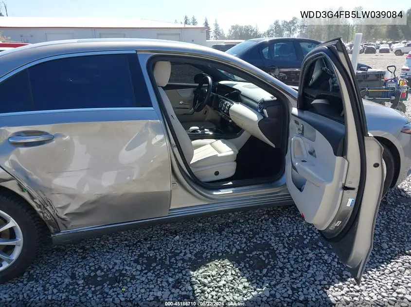 2020 Mercedes-Benz A 220 4Matic VIN: WDD3G4FB5LW039084 Lot: 45186710