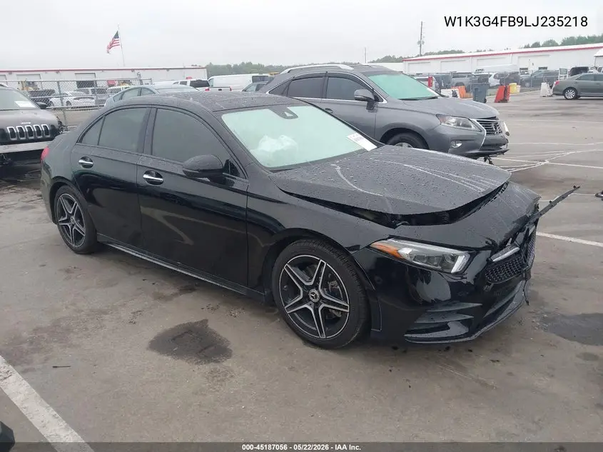 2020 Mercedes-Benz A 220 4Matic VIN: W1K3G4FB9LJ235218 Lot: 45187056