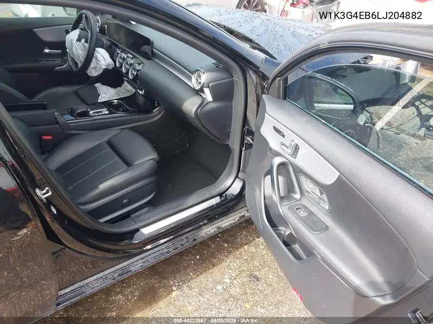 2020 Mercedes-Benz A 220 VIN: W1K3G4EB6LJ204882 Lot: 45222667