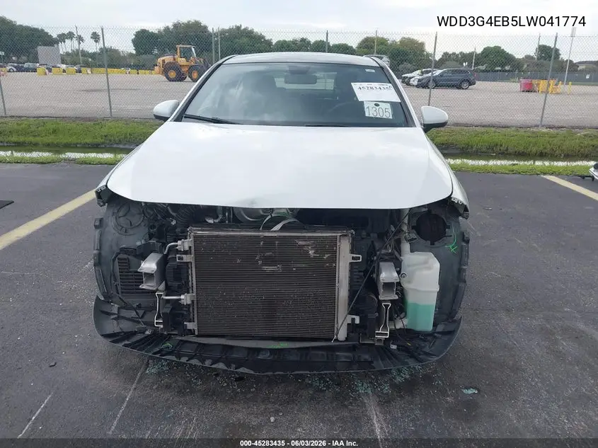 2020 Mercedes-Benz A 220 VIN: WDD3G4EB5LW041774 Lot: 45283435