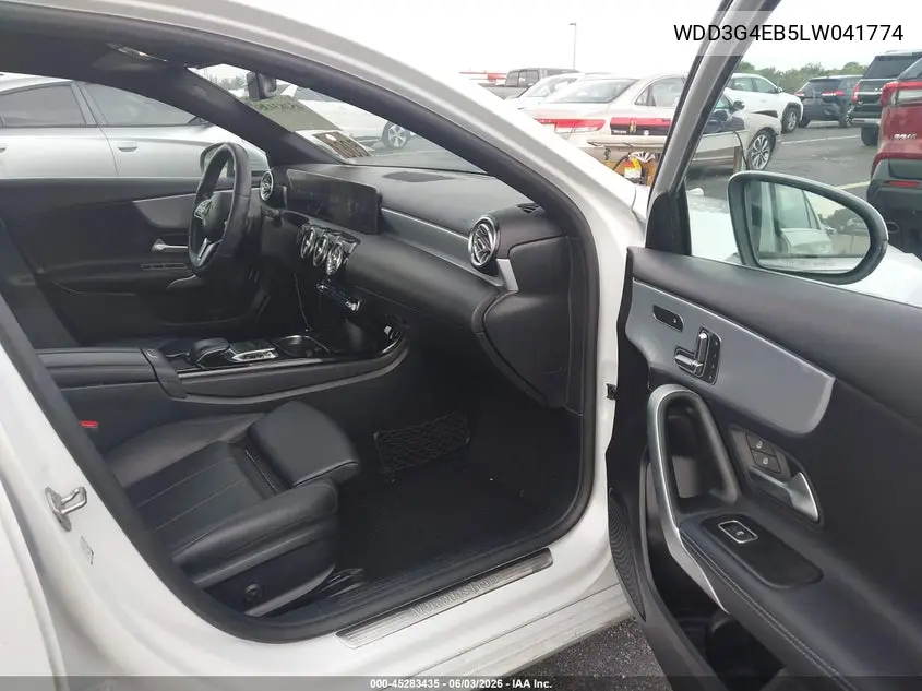 2020 Mercedes-Benz A 220 VIN: WDD3G4EB5LW041774 Lot: 45283435