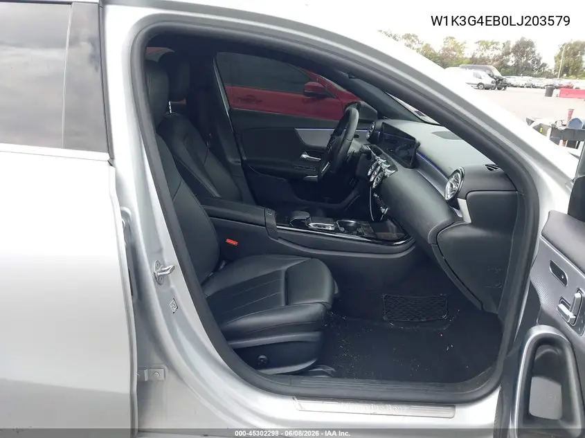 2020 Mercedes-Benz A 220 VIN: W1K3G4EB0LJ203579 Lot: 45302298