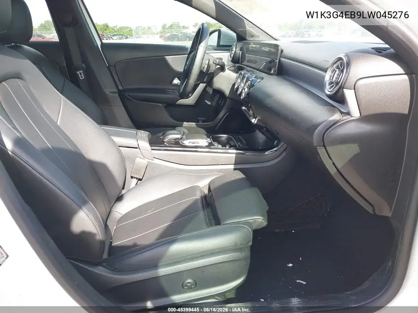 2020 Mercedes-Benz A 220 VIN: W1K3G4EB9LW045276 Lot: 45399445