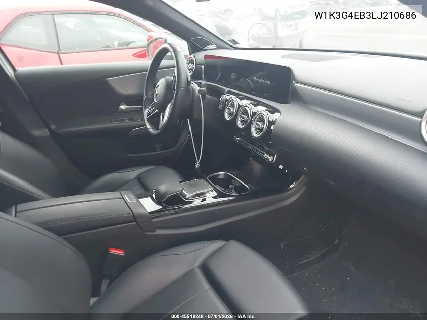 2020 Mercedes-Benz A 220 VIN: W1K3G4EB3LJ210686 Lot: 45519248