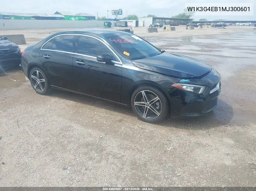 2021 Mercedes-Benz A 220 VIN: W1K3G4EB1MJ300601 Lot: 44825007