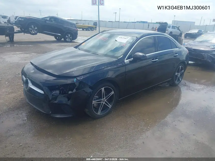 2021 Mercedes-Benz A 220 VIN: W1K3G4EB1MJ300601 Lot: 44825007