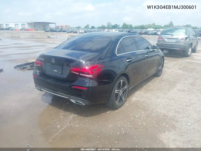 2021 Mercedes-Benz A 220 VIN: W1K3G4EB1MJ300601 Lot: 44825007