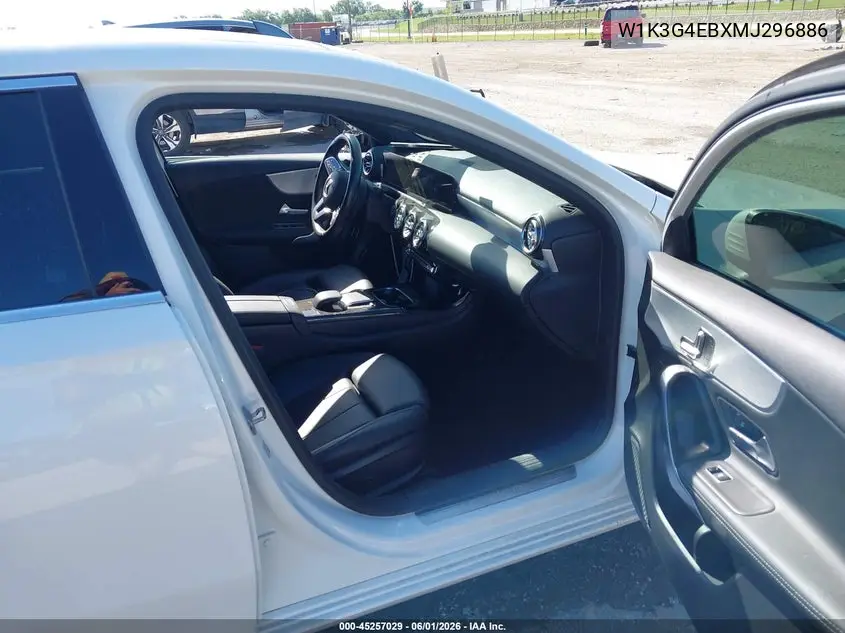 2021 Mercedes-Benz A 220 VIN: W1K3G4EBXMJ296886 Lot: 45257029