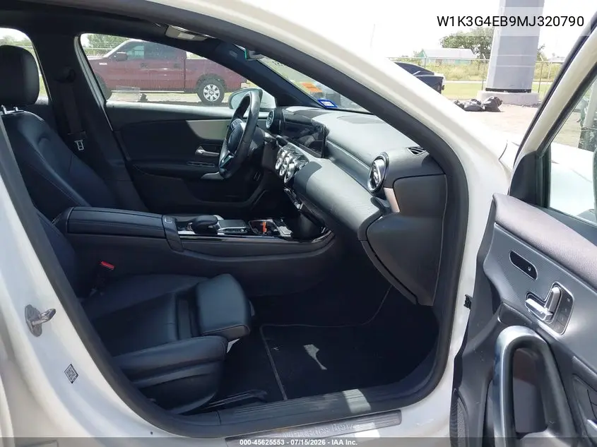 2021 Mercedes-Benz A 220 VIN: W1K3G4EB9MJ320790 Lot: 45625553