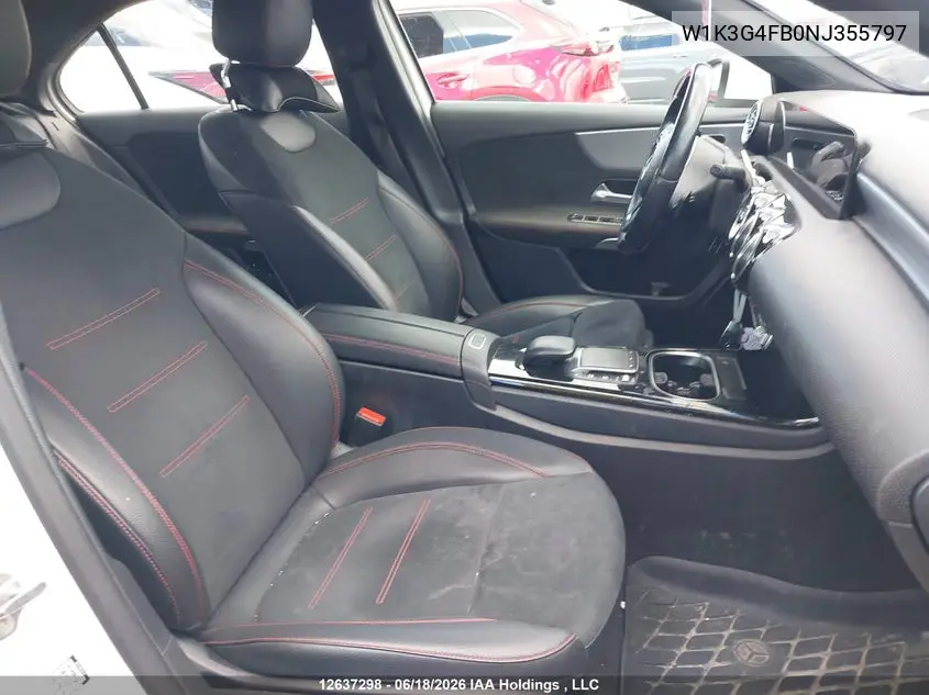 2022 Mercedes-Benz A 220 4Matic VIN: W1K3G4FB0NJ355797 Lot: 12637298