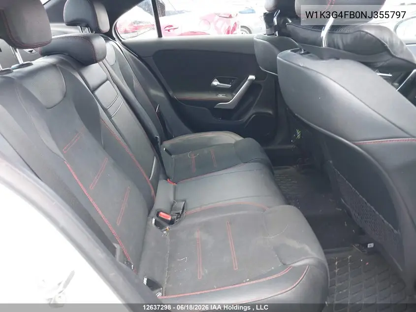 2022 Mercedes-Benz A 220 4Matic VIN: W1K3G4FB0NJ355797 Lot: 12637298