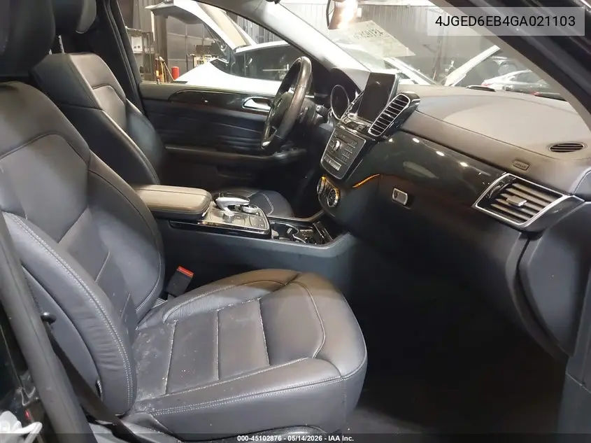 2016 Mercedes-Benz Gle 450 Amg Coupe 4Matic VIN: 4JGED6EB4GA021103 Lot: 45102876