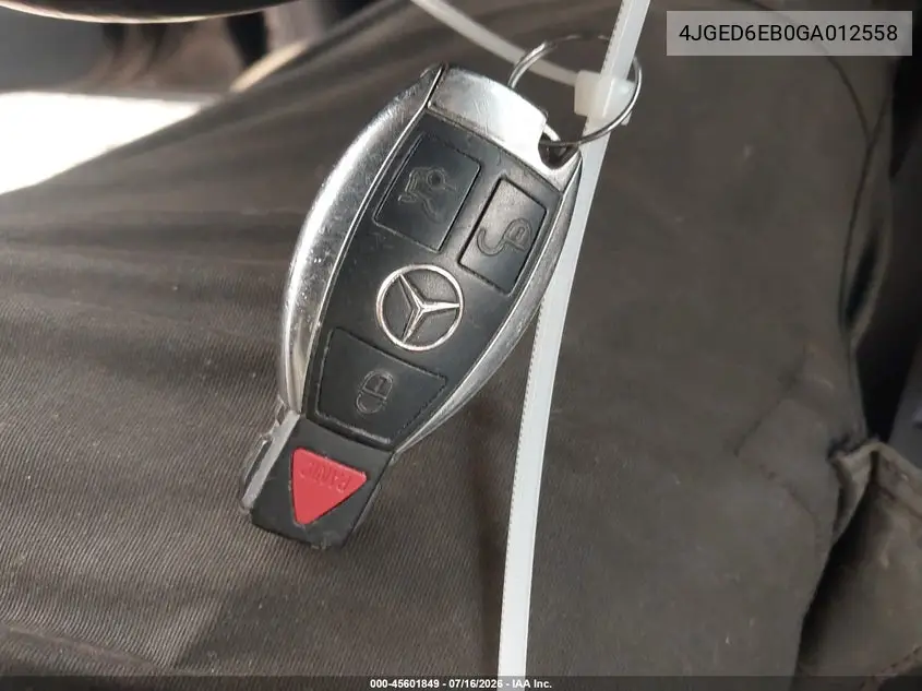2016 Mercedes-Benz Gle 450 Amg Coupe 4Matic VIN: 4JGED6EB0GA012558 Lot: 45601849