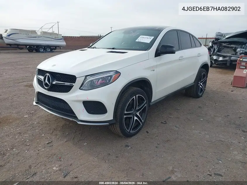 2017 Mercedes-Benz Amg Gle 43 Coupe 4Matic VIN: 4JGED6EB7HA082902 Lot: 45022824