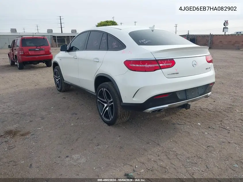 2017 Mercedes-Benz Amg Gle 43 Coupe 4Matic VIN: 4JGED6EB7HA082902 Lot: 45022824